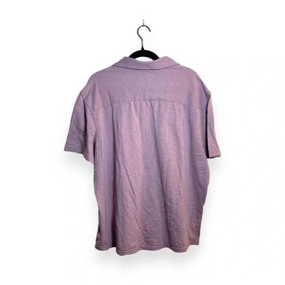 NWT Goodfellow & Co Men’s Short Sleeve Casual Button-Down in Orchid Size XL - Picture 10 of 13